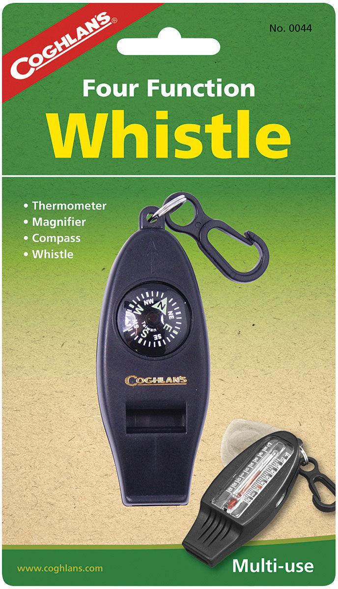 Coghlans 4-in-1 Survival Whistle: Essential Tool for Outdoor Adventures