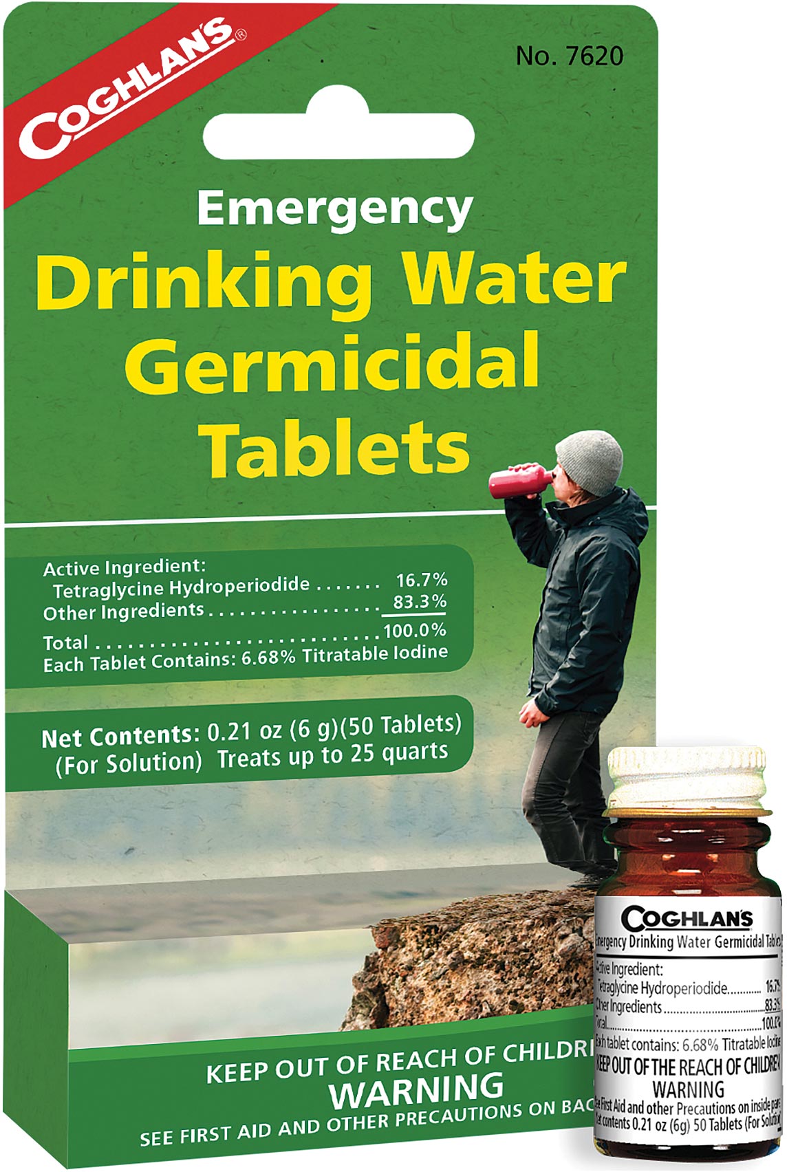 Coghlans Emergency Drinking Water Tablets - Essential for Safe Hydration in Emergencies