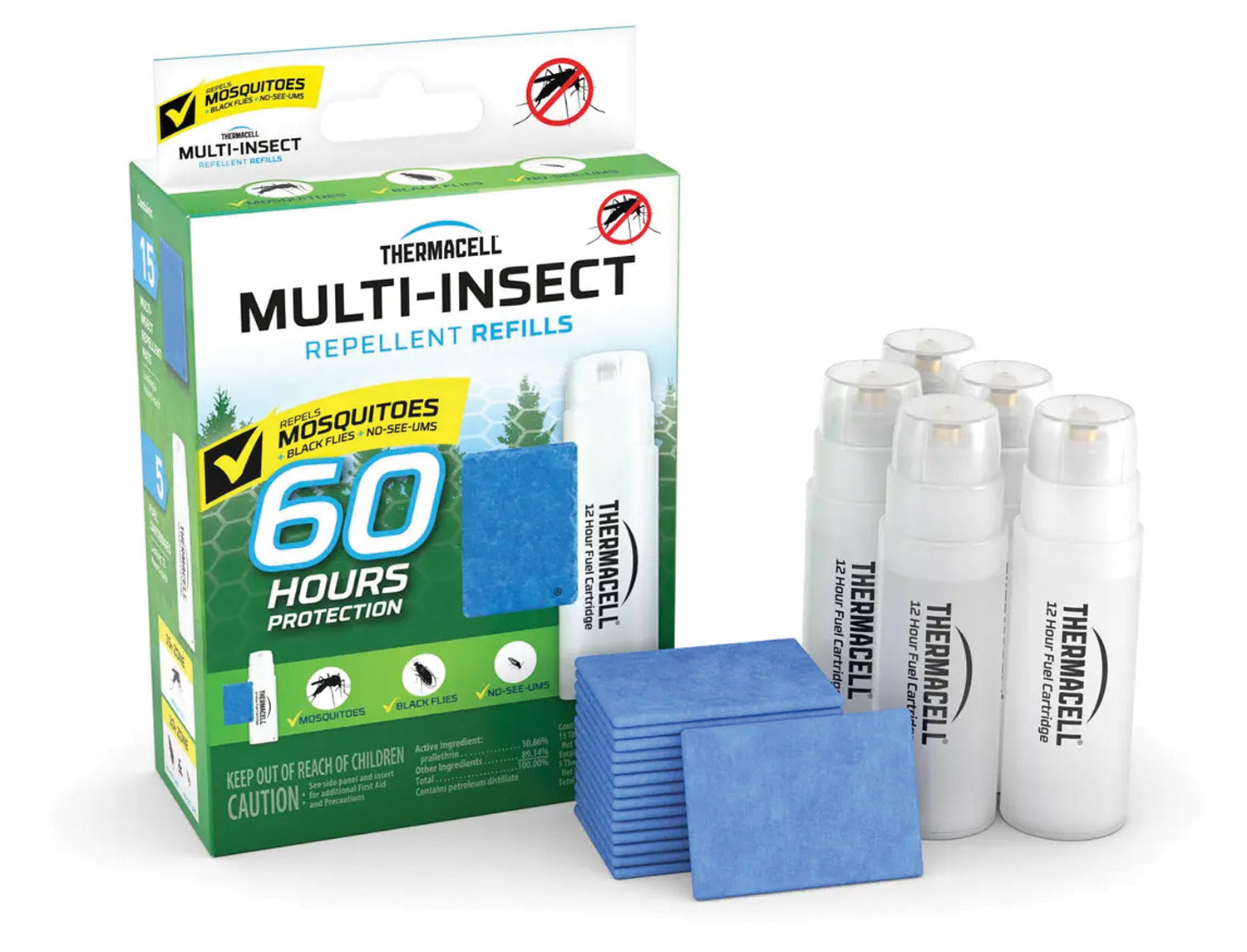 Thermacell Multi-Insect Repellent Refill - 60 Hours of Protection