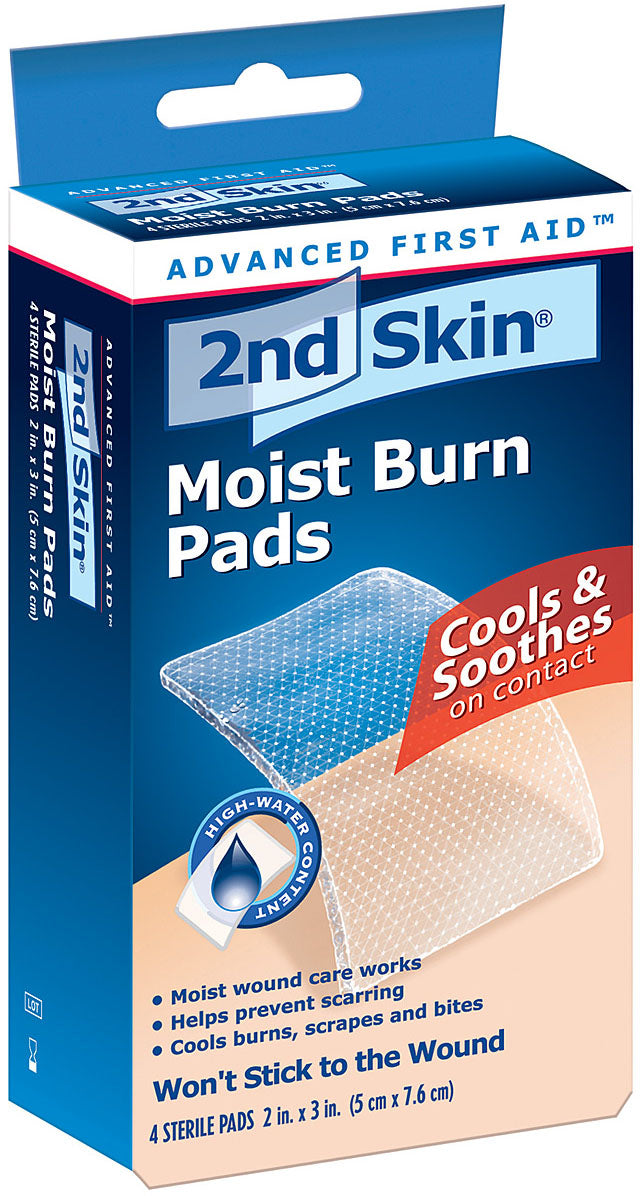 Premium Moist Burn Pads, Sterile Water-Based, Non-Stick Wound Care for Fast Healing & Effective First Aid Protection