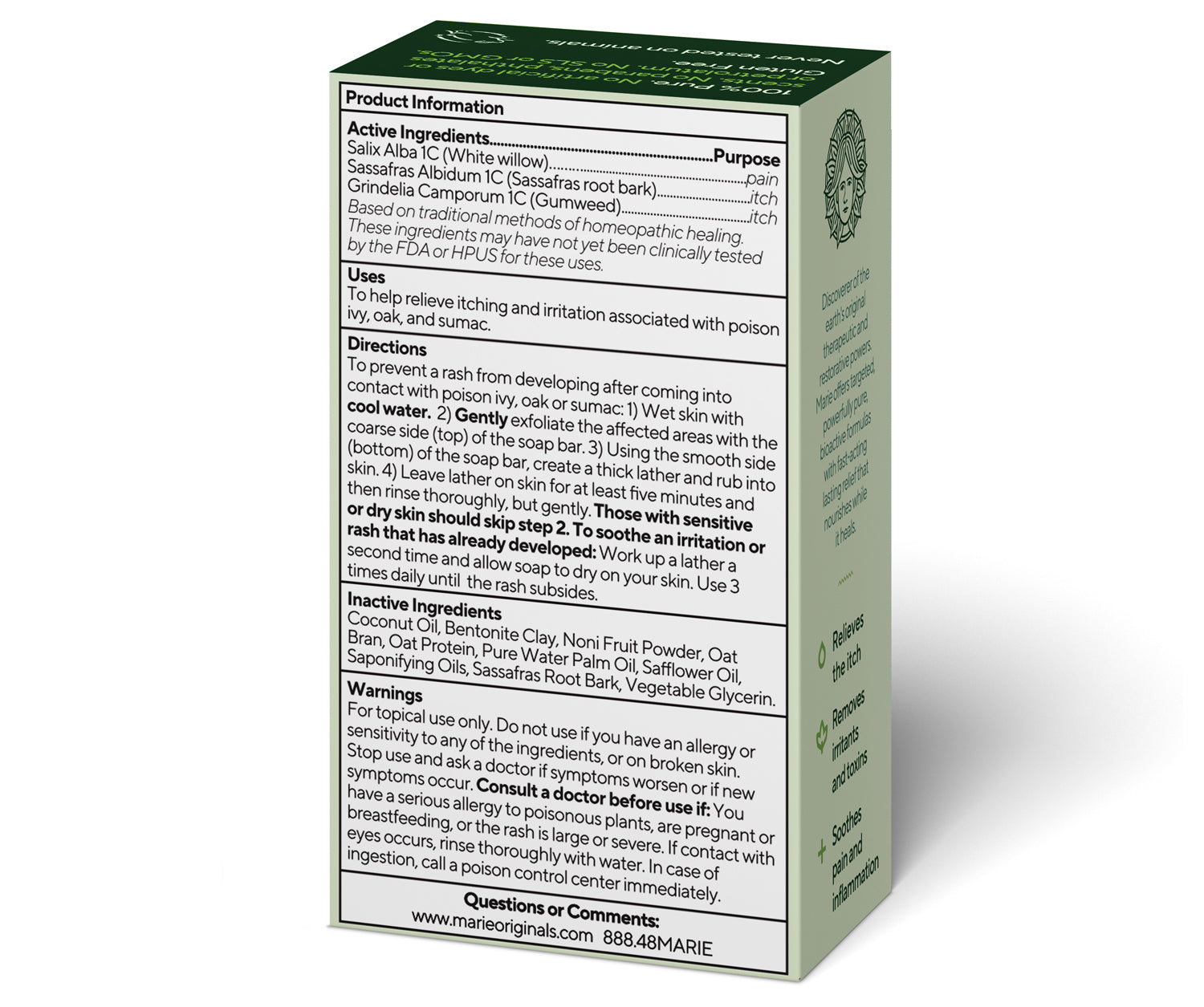 Marie's Poison Oak Soap: Soothing Relief for Poison Oak Rash