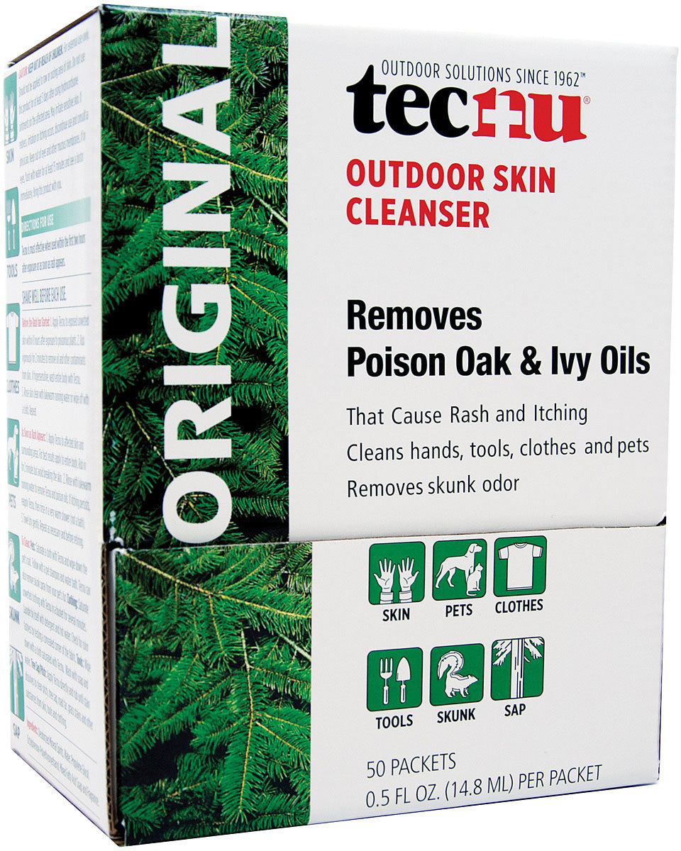 Stay Clean and Protected On-the-Go with Tecnu Skin Cleanser Singles - Your Ultimate Skin Care Solution! Pack of 50