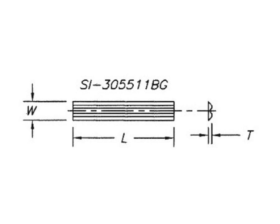 Reversible Insert Knives – 2 Sided Back Groove (pkg of 10)