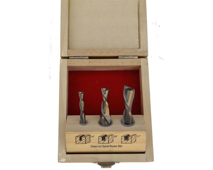 Downcut & Upcut Spiral Router Bit Sets