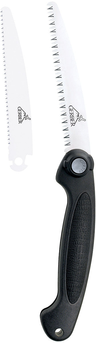 Gerber Exchange-a-blade Saw with 2 Blades - Versatile Cutting Tool for Outdoor Adventures
