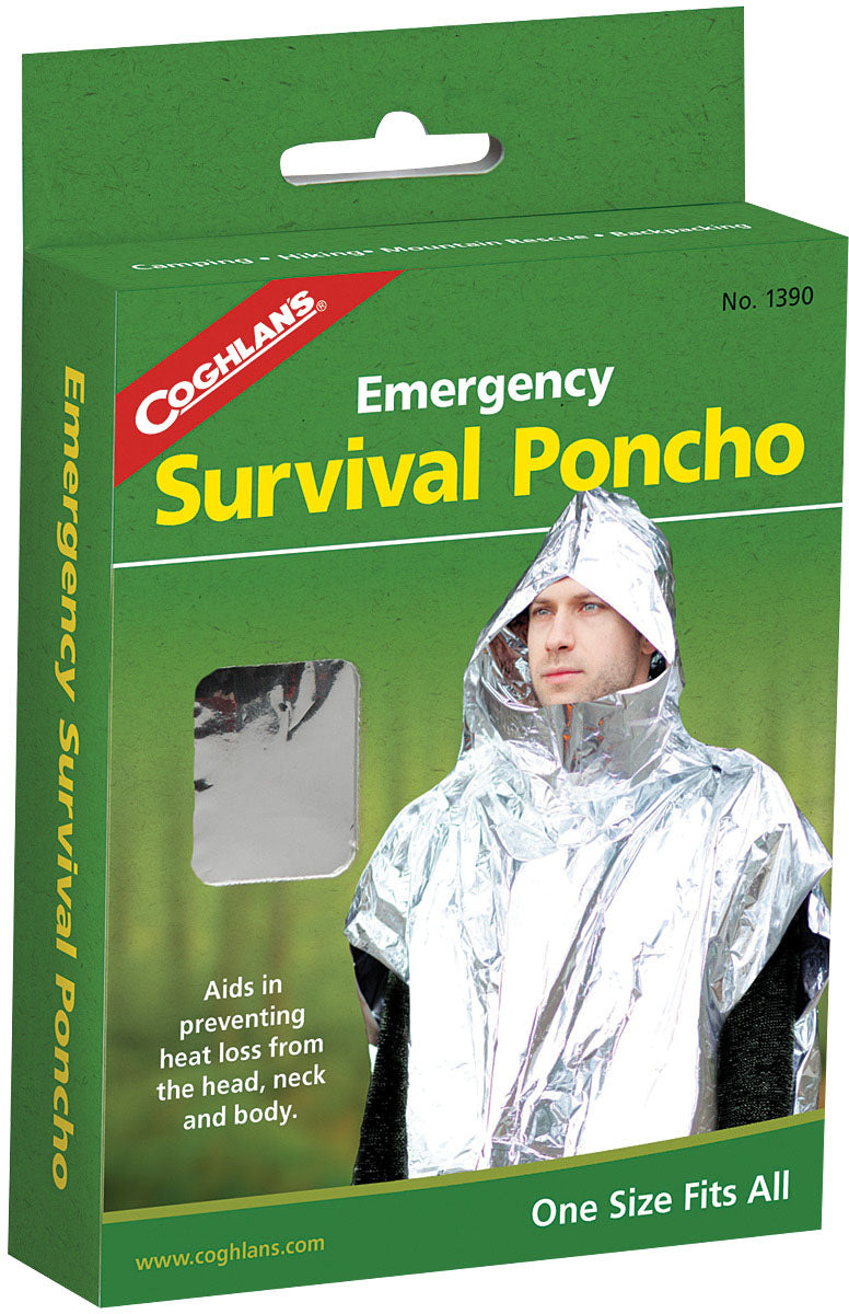 Coghlans Emergency Survival Poncho: Stay Dry and Protected in Any Situation