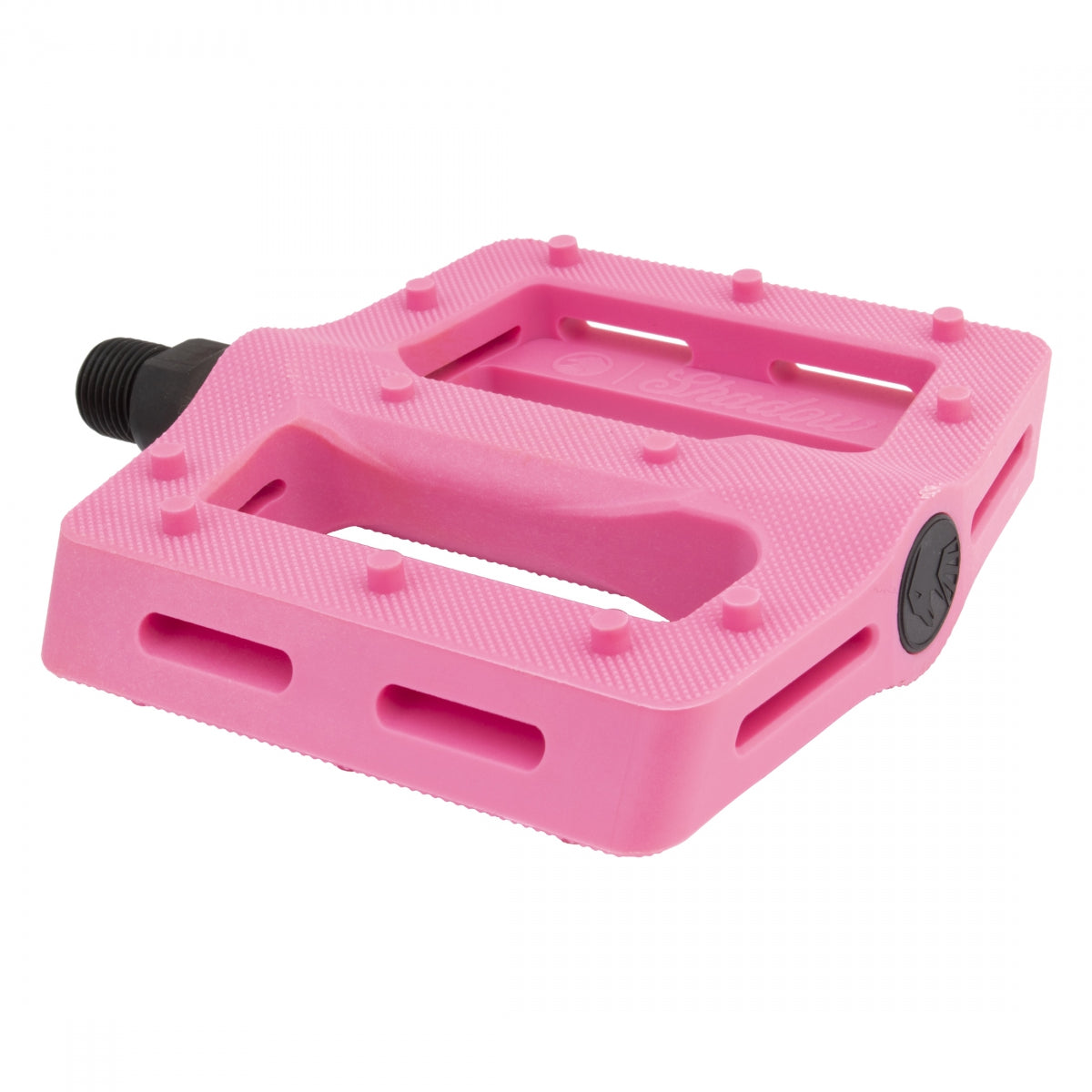 The Shadow Conspiracy Surface Pedals 9/16" Nylon In-Mold Pins Double Bubble Pink
