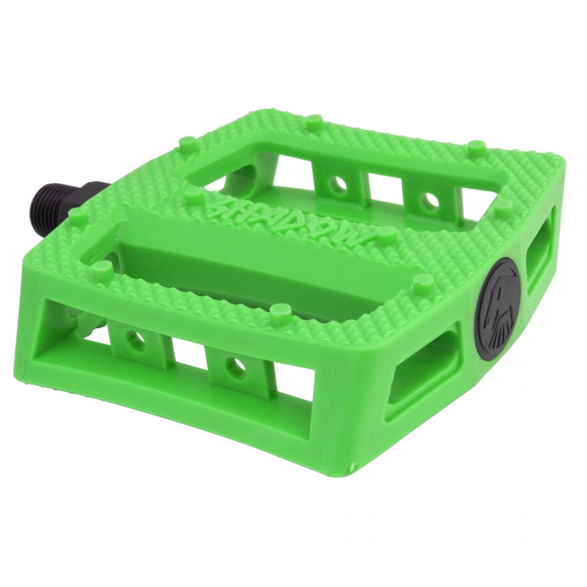 The Shadow Conspiracy Ravager Plastic Pedals 9/16" 20 In-Molded Pins Neon Green