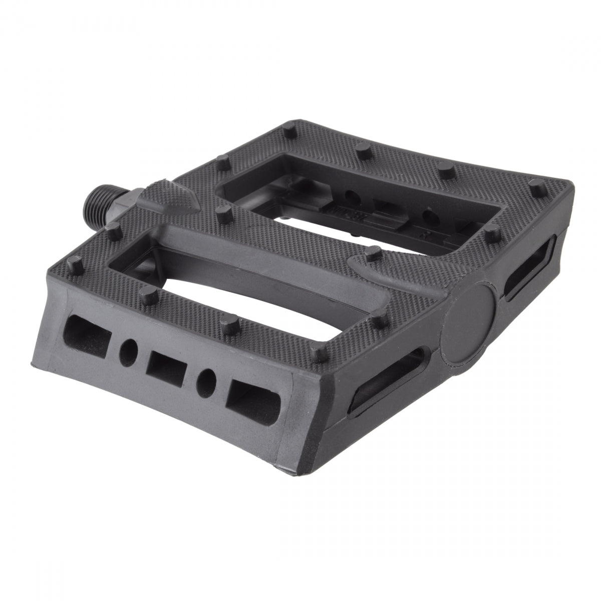 Black Ops Traction Platform Pedals – Nylon Molded Pins, Chromoly Axle, 9/16" & 1/2" Sizes, Superior Grip & Durable Performance for Mountain & BMX Bikes
