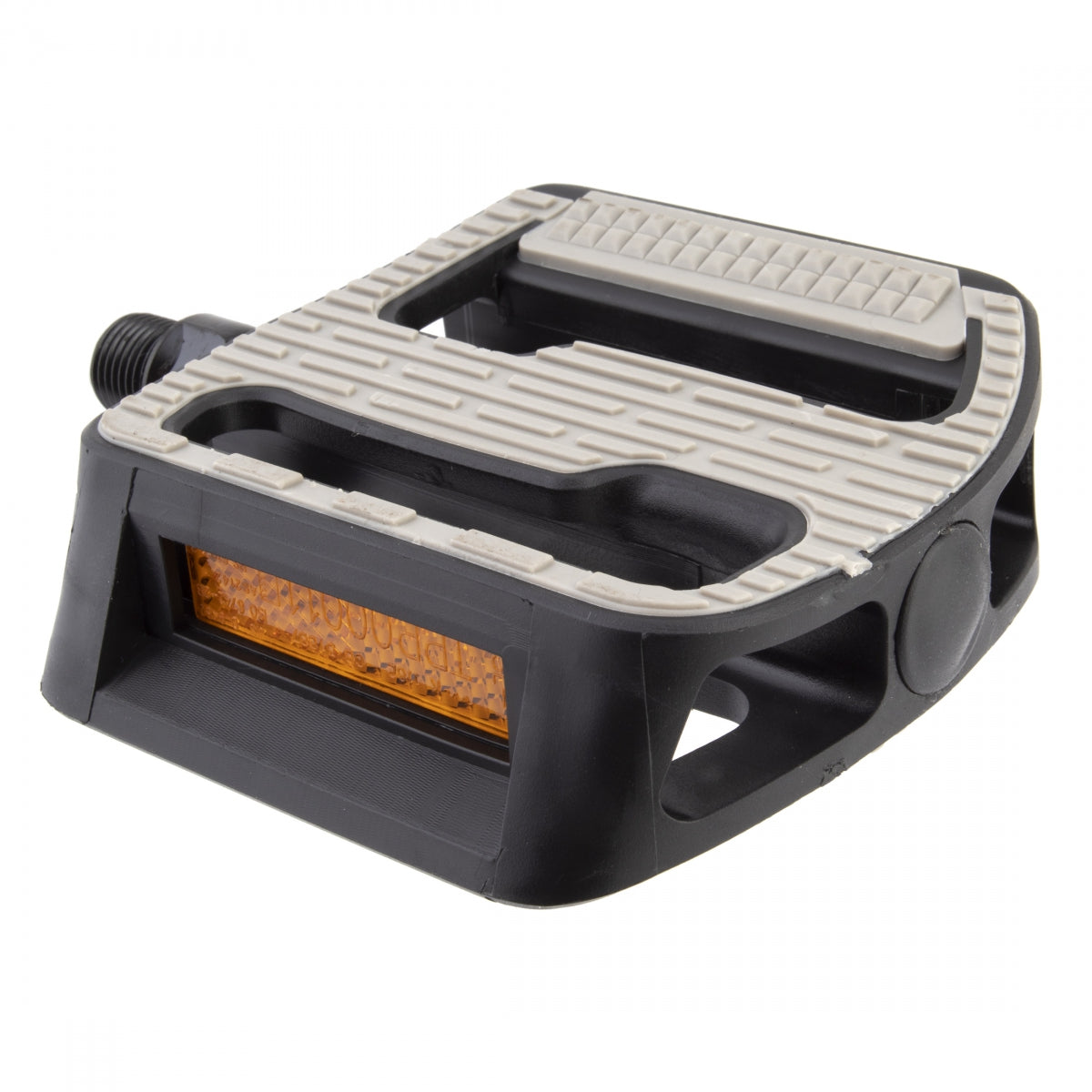 Premium Sunlite Barefoot Cruiser MX Platform Pedals — Durable Resin Body, Rubber Surface, Reflectors, 9/16" & 1/2" Sizes for Comfortable Cycling