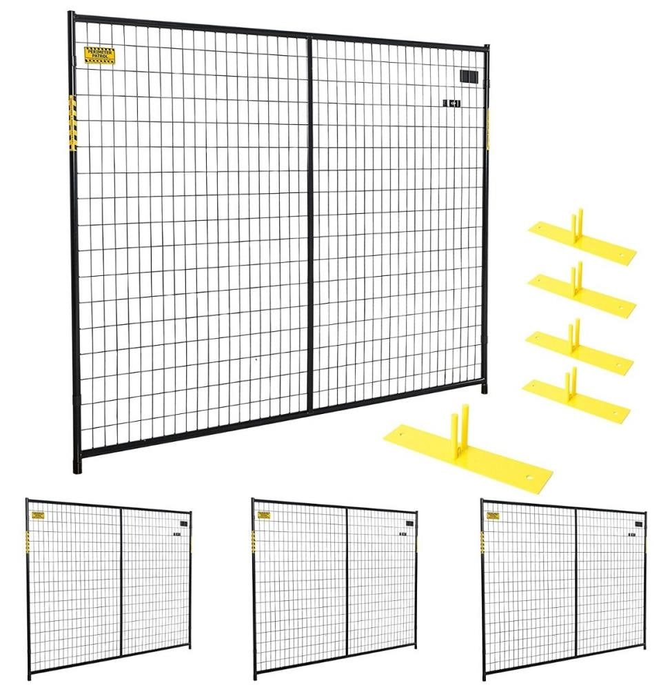 Perimeter Patrol 6-ft H x 7.25-ft L Multi-Purpose Steel Fence Panel