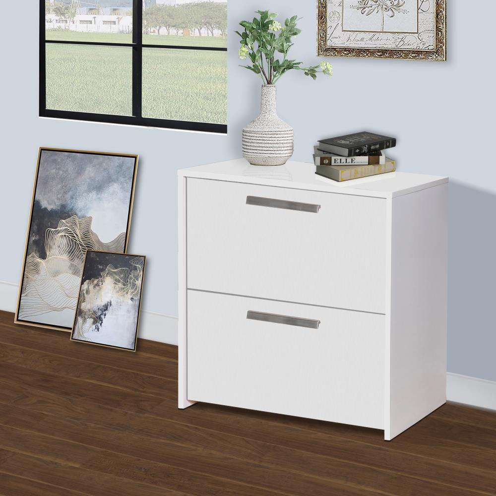 Saint Birch Miami White 2-Drawer 31-in File Cabinet