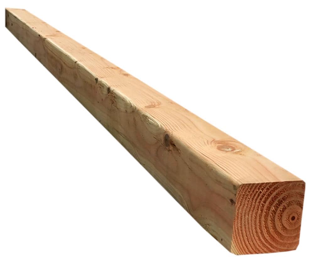 4-in 8-ft Douglas Fir Universal Wood Fence Post
