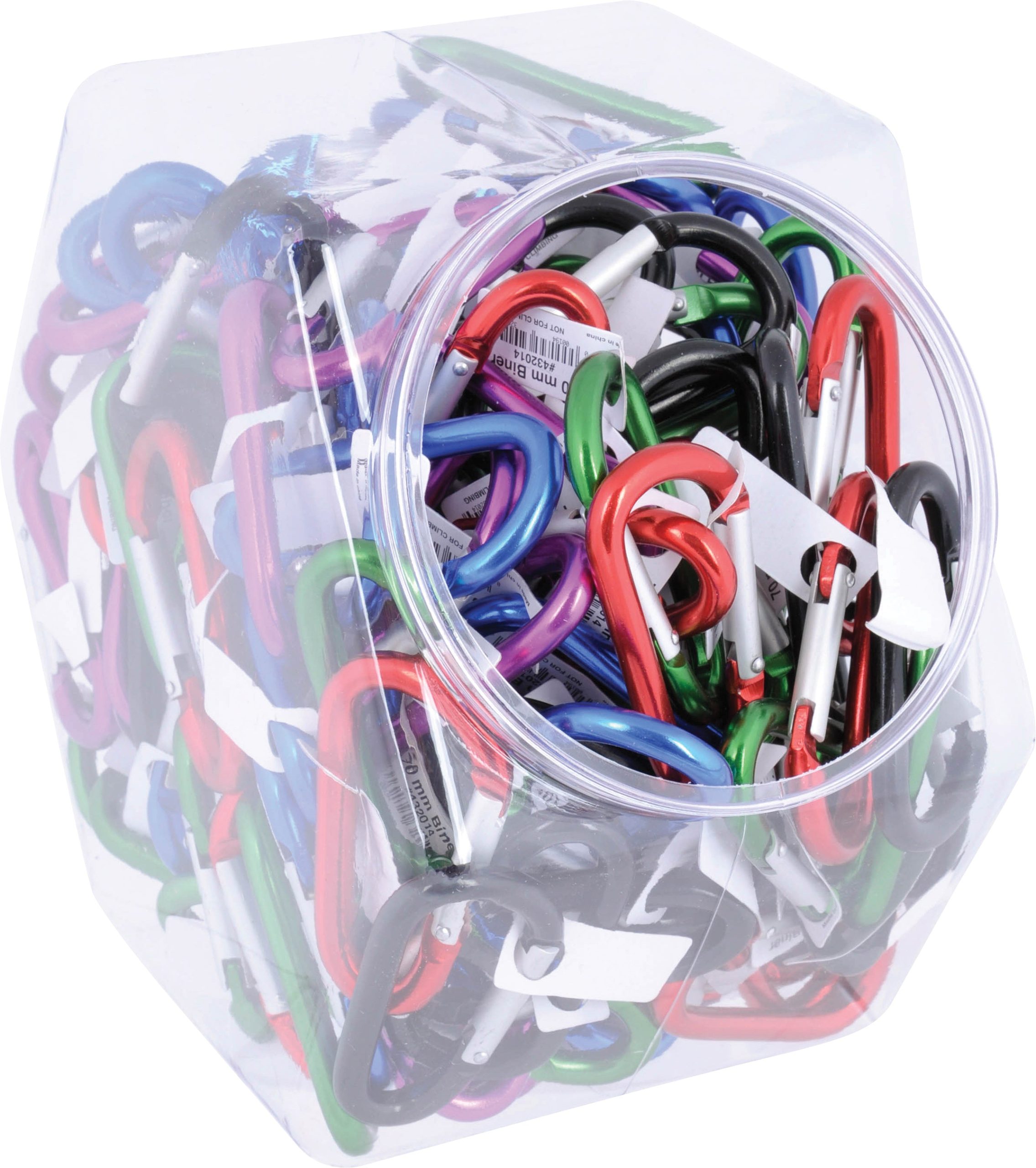 Premium Liberty Mountain Flatwire Mini Carabiner Set | Lightweight, Durable Flatwire Accessory Biners in Assorted Colors for Camping, Cycling & Outdoor Gear