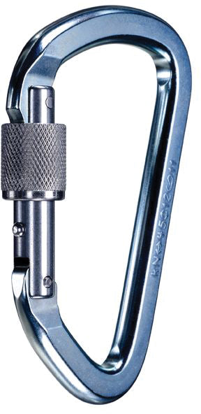 SMC Lite Stainless Steel Locking Carabiner – High-Performance, Durable Marine-Grade Stainless Steel Climbing & Safety Equipment