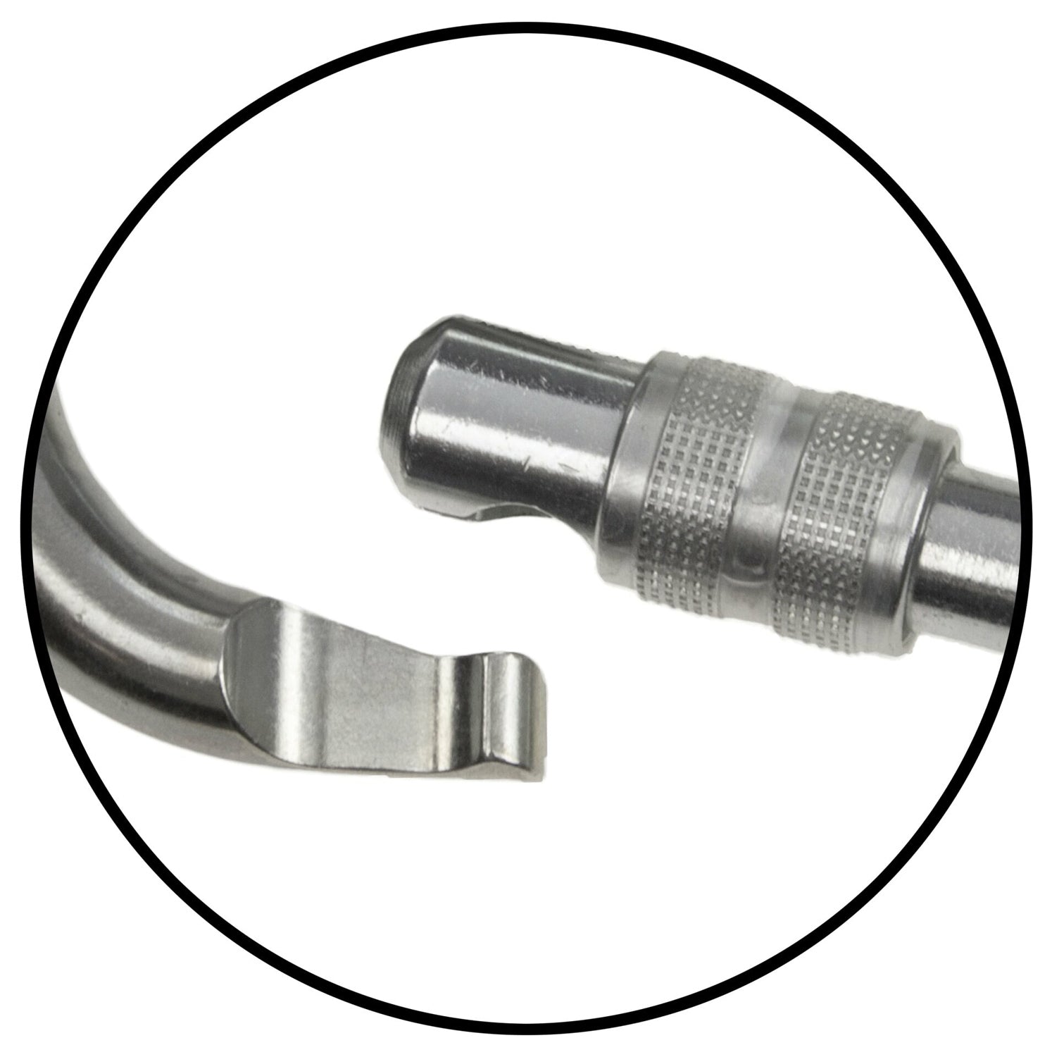 Stubai Asymmetrical D 34 Kn Steel Ice Climbing Tool with Elastomer Grip