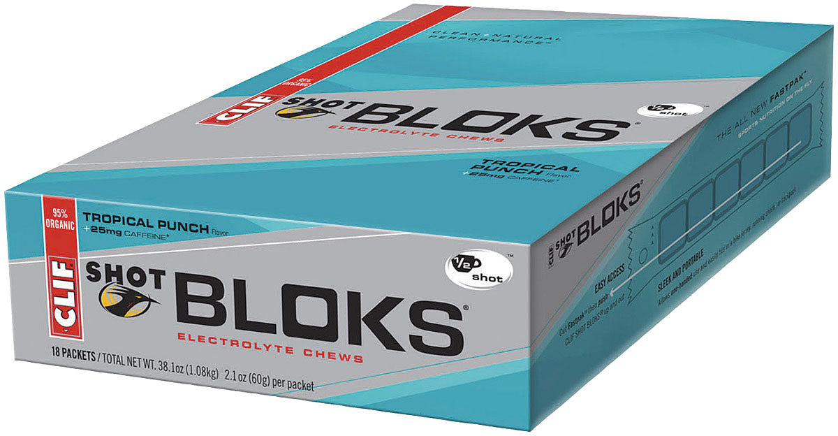 Organic Clif Shot Bloks Energy Chews Collection – Varieties with Caffeine, Sodium, and Unique Flavors for Endurance Training & Racing Nutrition