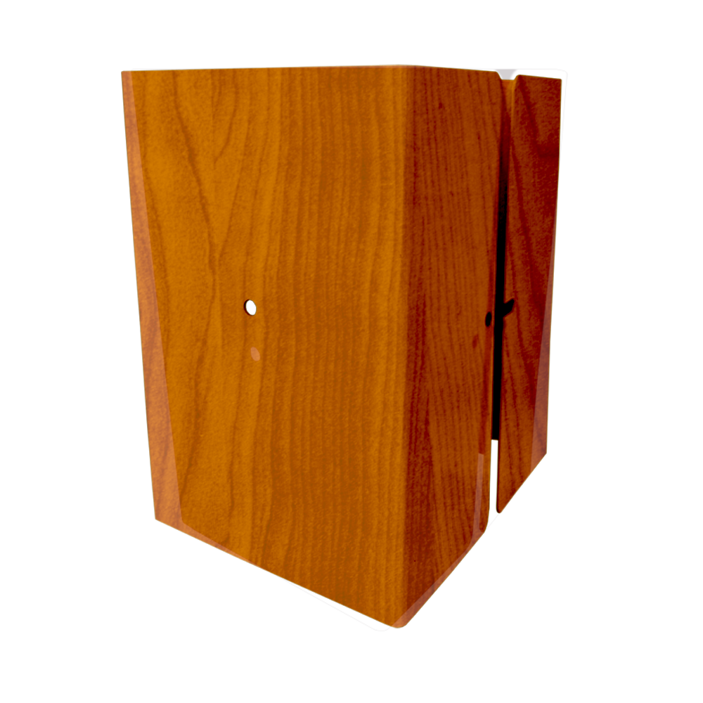 Fence Armor Pro Protection Post Guard 3.5-in Powder Coated Decoral Textured Redwood Galvanized Steel Bracket For Multiple Fence Types