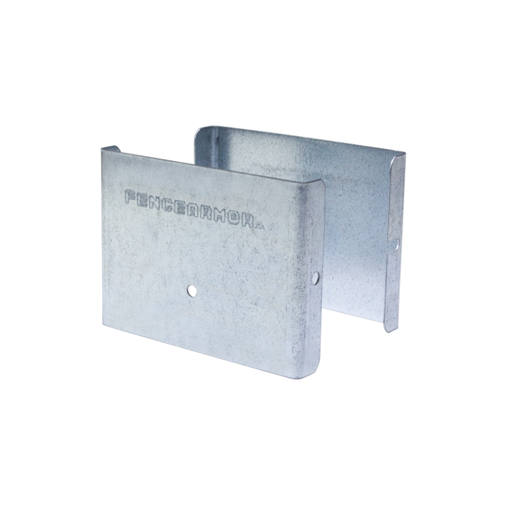 Fence Armor Demi Protection Post Guard 3.5-in Galvanized Steel Bracket For Multiple Fence Types