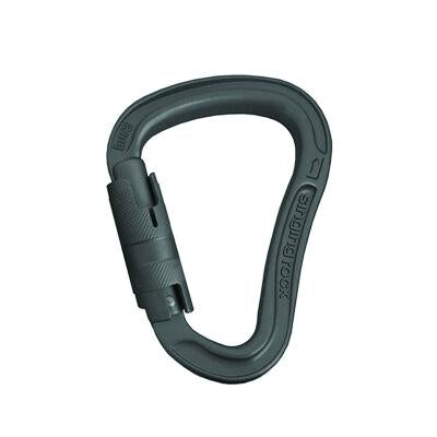 Premium Anodized Black HMS Climbing Carabiners — Safety, Durability & Versatile Locking Options for Belaying, Rappelling & Anchors