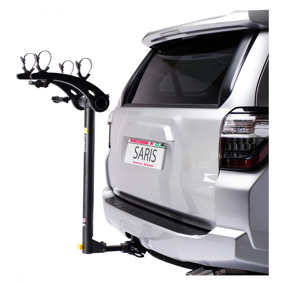 High-Performance Saris Hitch Bicycle Racks | Durable Steel, Anti-Sway Straps, Tilt & Fold Features for 2-4 Bikes, Easy Vehicle Access