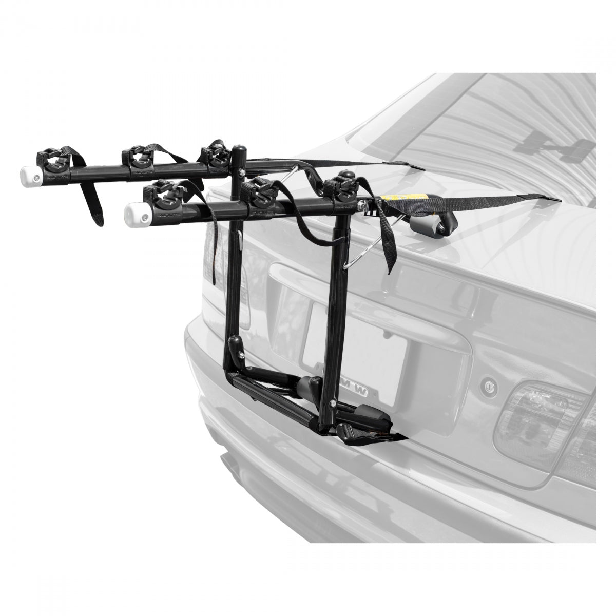 Car Bike Rack Sunlite TB-340 3-Bike Trunk Rack 3 Bike Black