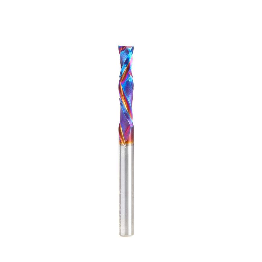 Amana 46177-K CNC Solid Carbide Spektra, Extreme Tool Life Coated Compression Spiral 1/4 Dia x 1-1/4 x 1/4 Shank