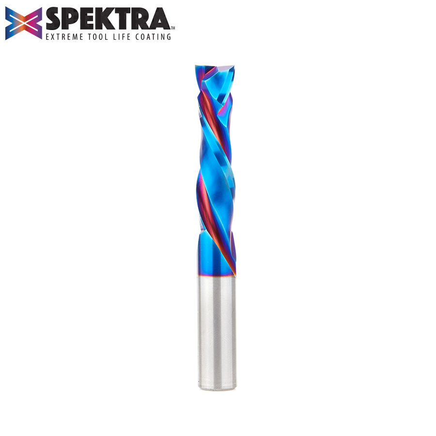 Amana 46199-K CNC Solid Carbide Spektra, Extreme Tool Life Coated Compression Spiral 1/2 Dia x 2 x 1/2 Inch Shank