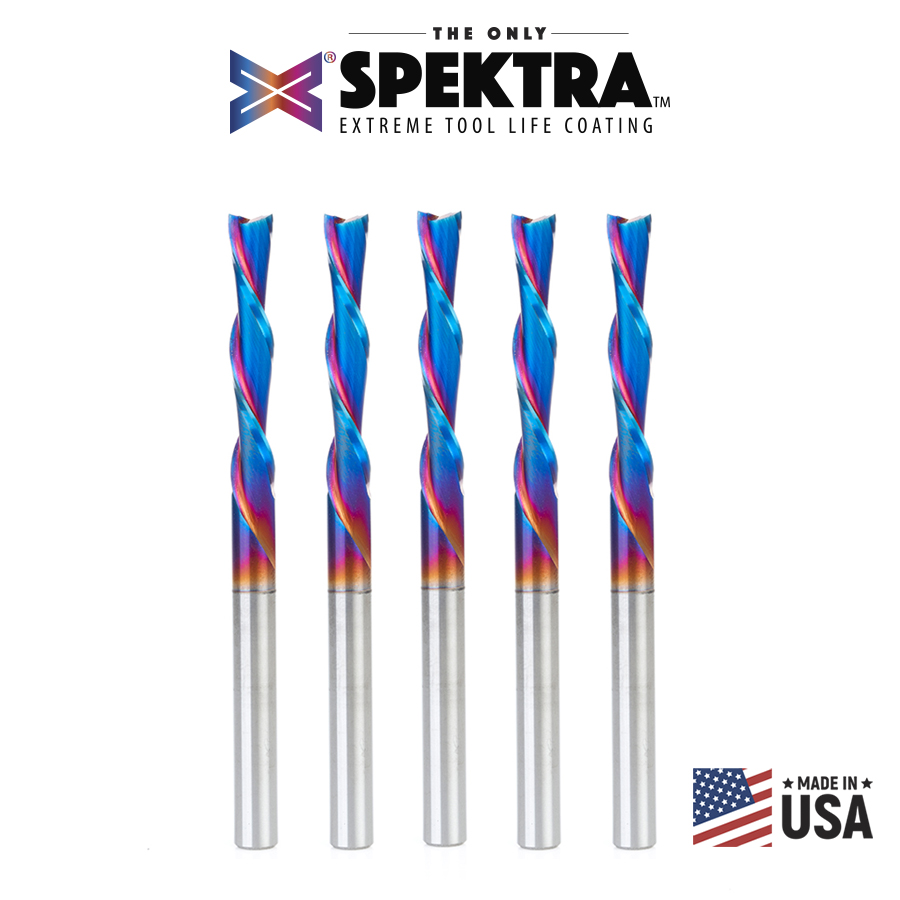 Amana 46502-K-5 5 Pack Solid Carbide Spektra