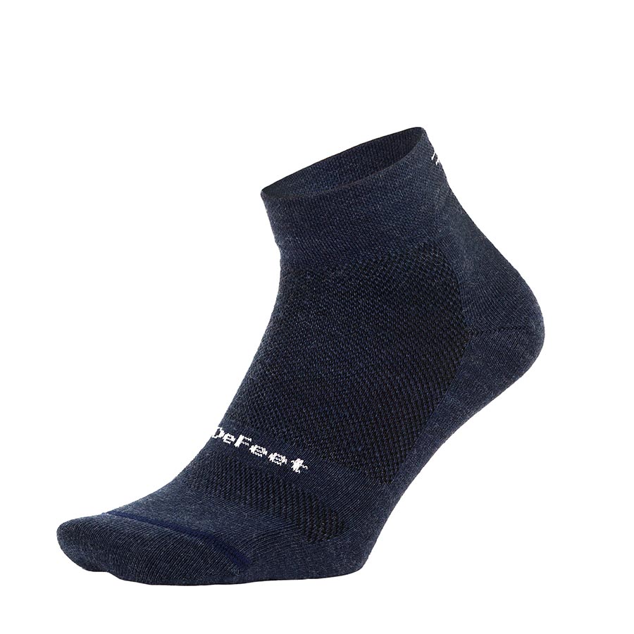 DeFeet Wooleator Pro 1'' Socks, Logo Navy, M, Pair