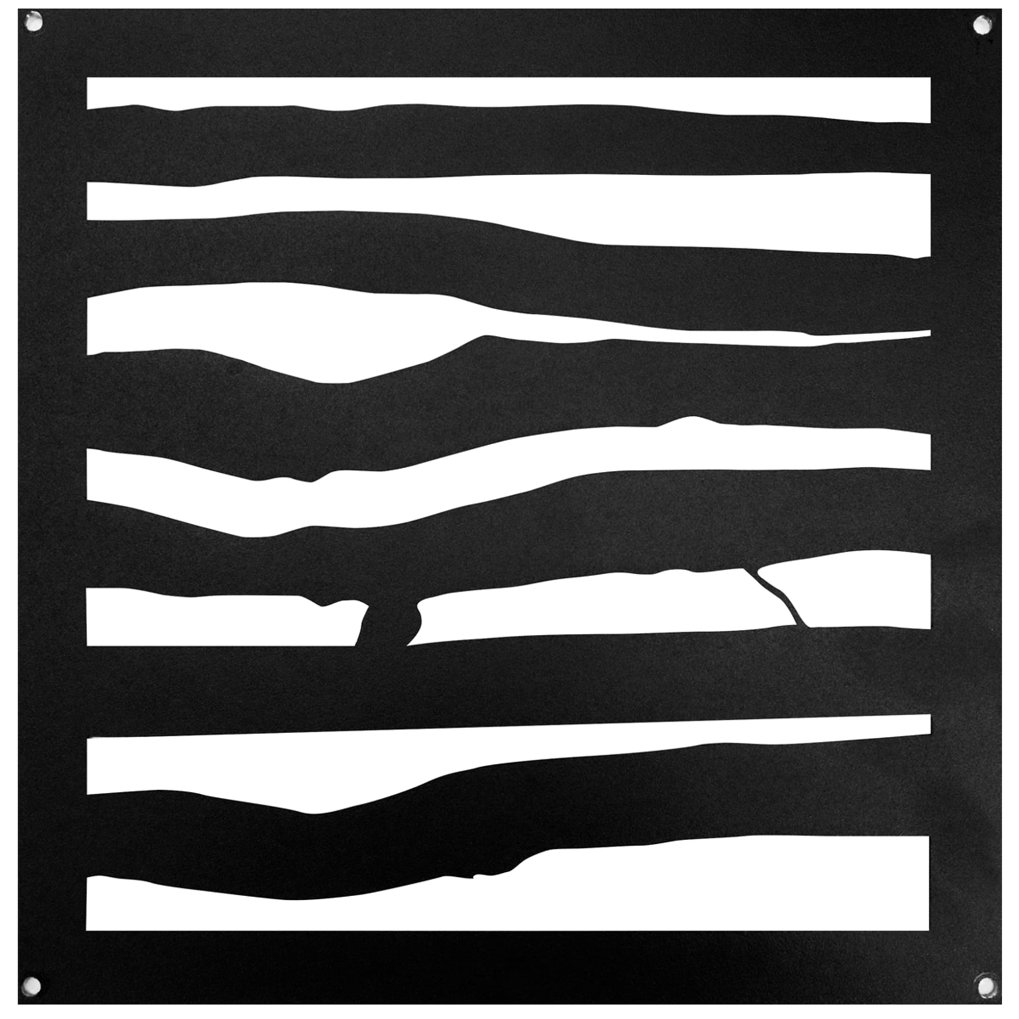 Nuvo Iron 11-in Black Powder Coated Satin Cast Aluminum Gate Insert For Wood Fence