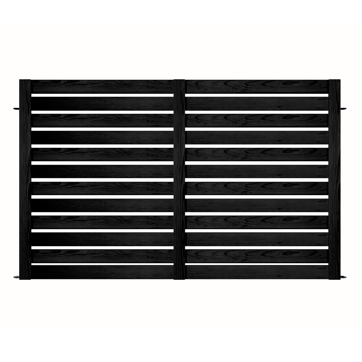 YARDLINK 4-ft x 6-ft Cedar Semi-privacy No Dig Fence Panel