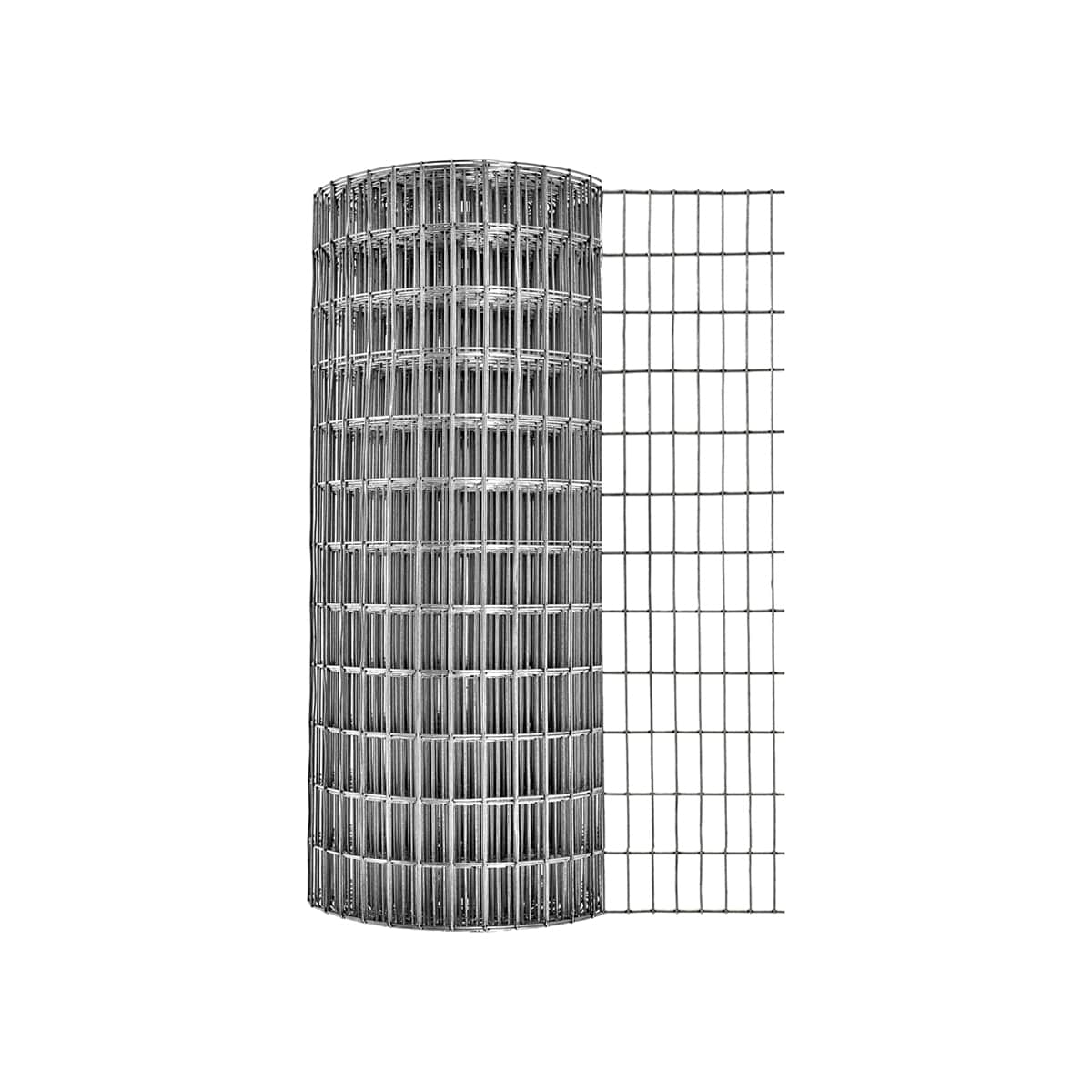 GARDEN CRAFT 50-ft Gray Galvanized Steel Welded Wire Rolled Fencing with Mesh Size 1-in