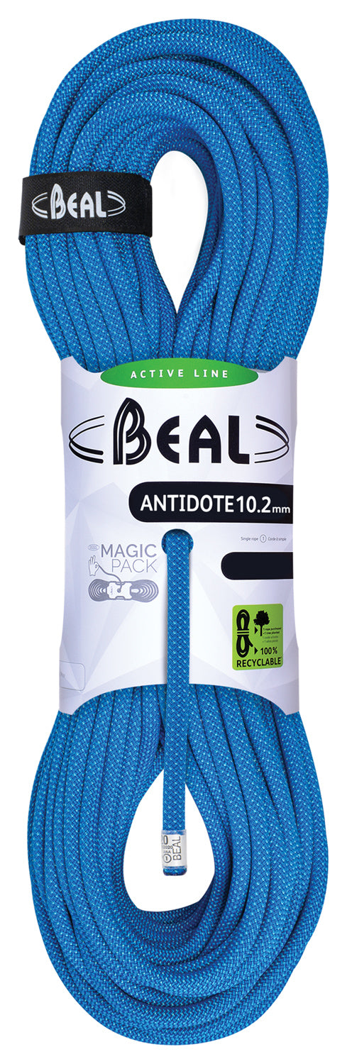 Beal Antidote 10.2mm x 60m Climbing Rope - Sleek Blue Classic Design for Active Climbers
