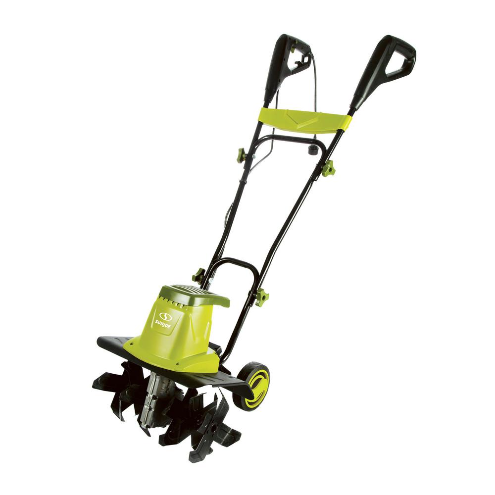 Sun Joe 13.5 Amp 16 in. Electric Tiller/Cultivator with 5.5 in. Wheels