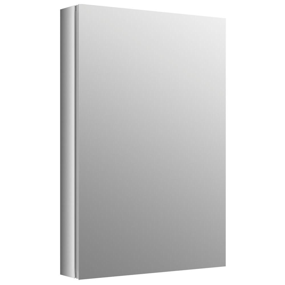 Verdera 20 in. W x 30 in. H Recessed Medicine Cabinet in Anodized Aluminum