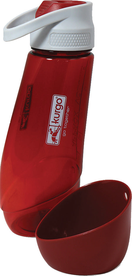 Kurgo Kurgo Gourd Bottle & Bowl Kurgo Gourd Bottle & Bowl- Red Dog Bowls & Hydration