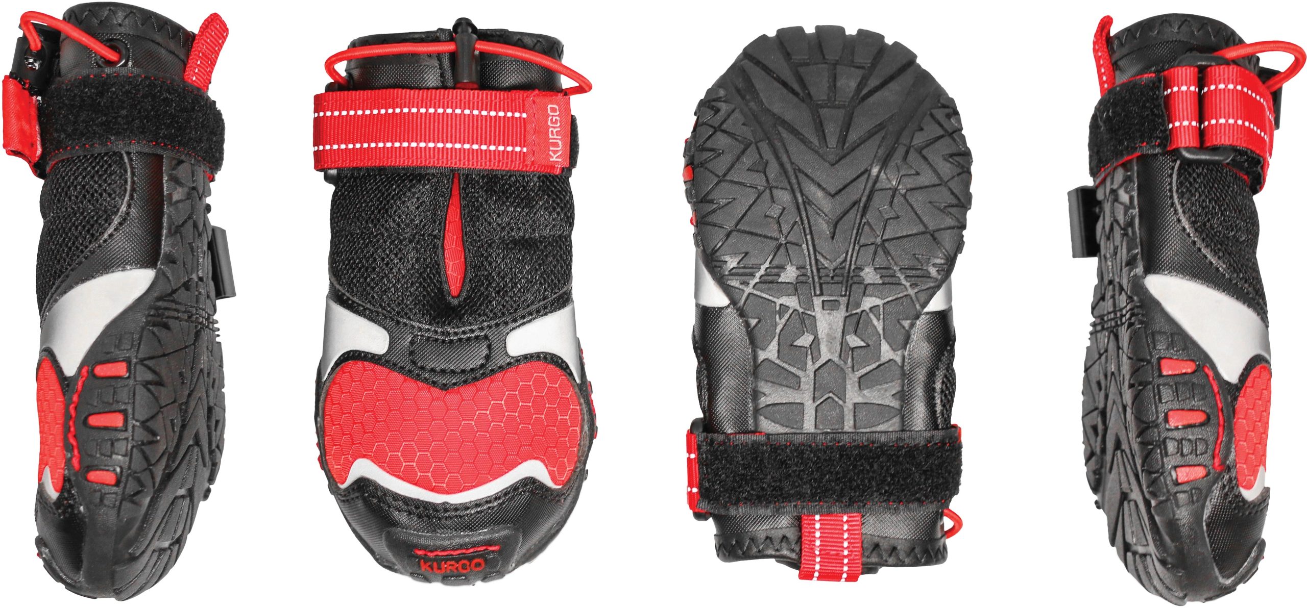 Kurgo Blaze Cross Dog Shoes Blaze Cross Dog Shoes-red-xl Dog Clothing