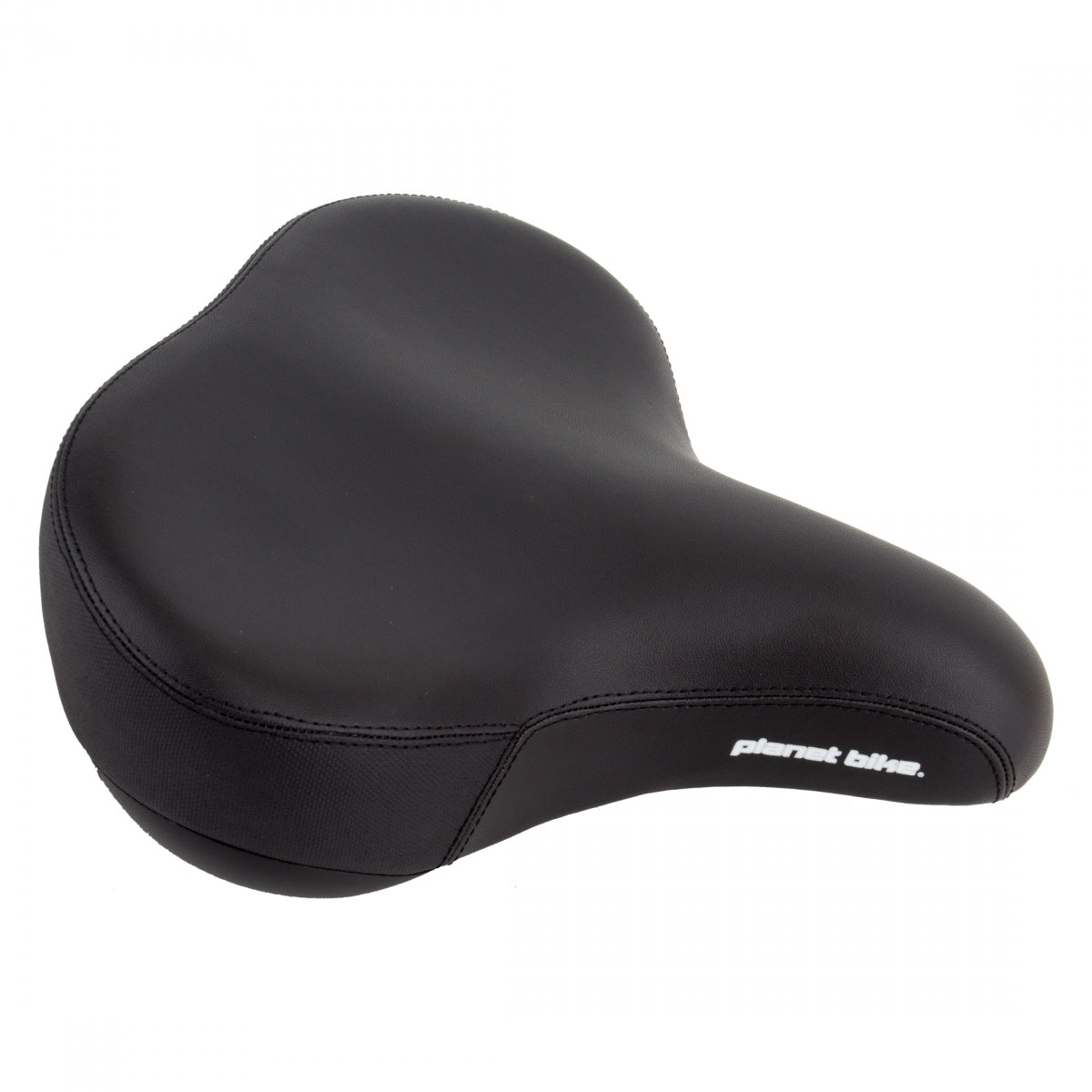 Bike Saddle Planet Bike Comfort Tractor - Black Weatherproof Cover Supersoft Unisex