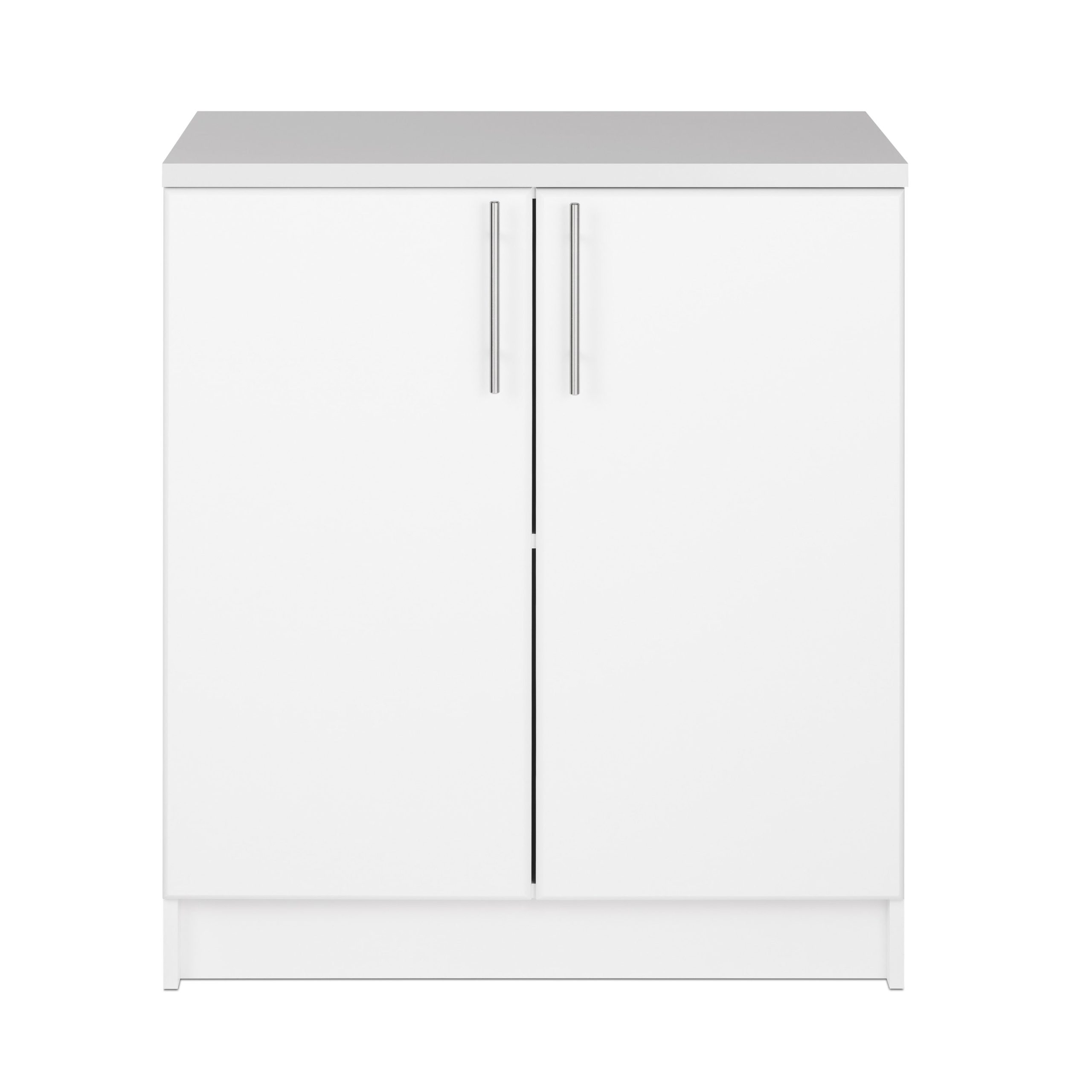 Prepac Elite 32-in W x 35.75-in H Wood Composite White Freestanding Utility Storage Cabinet
