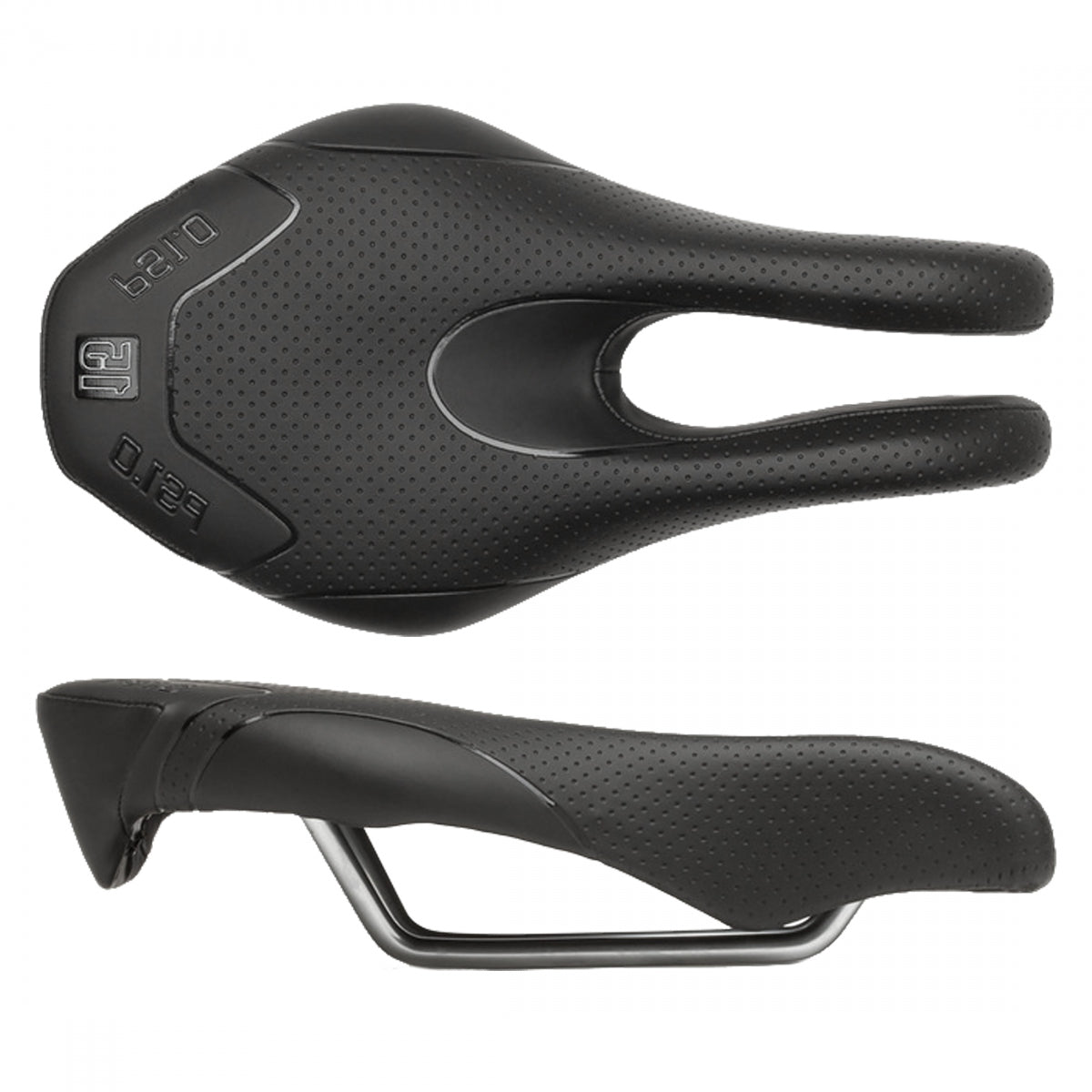 Bike Saddle ISM PS 1.0 - Black 130mm Width, Unisex, Std Stainless Steel Rails