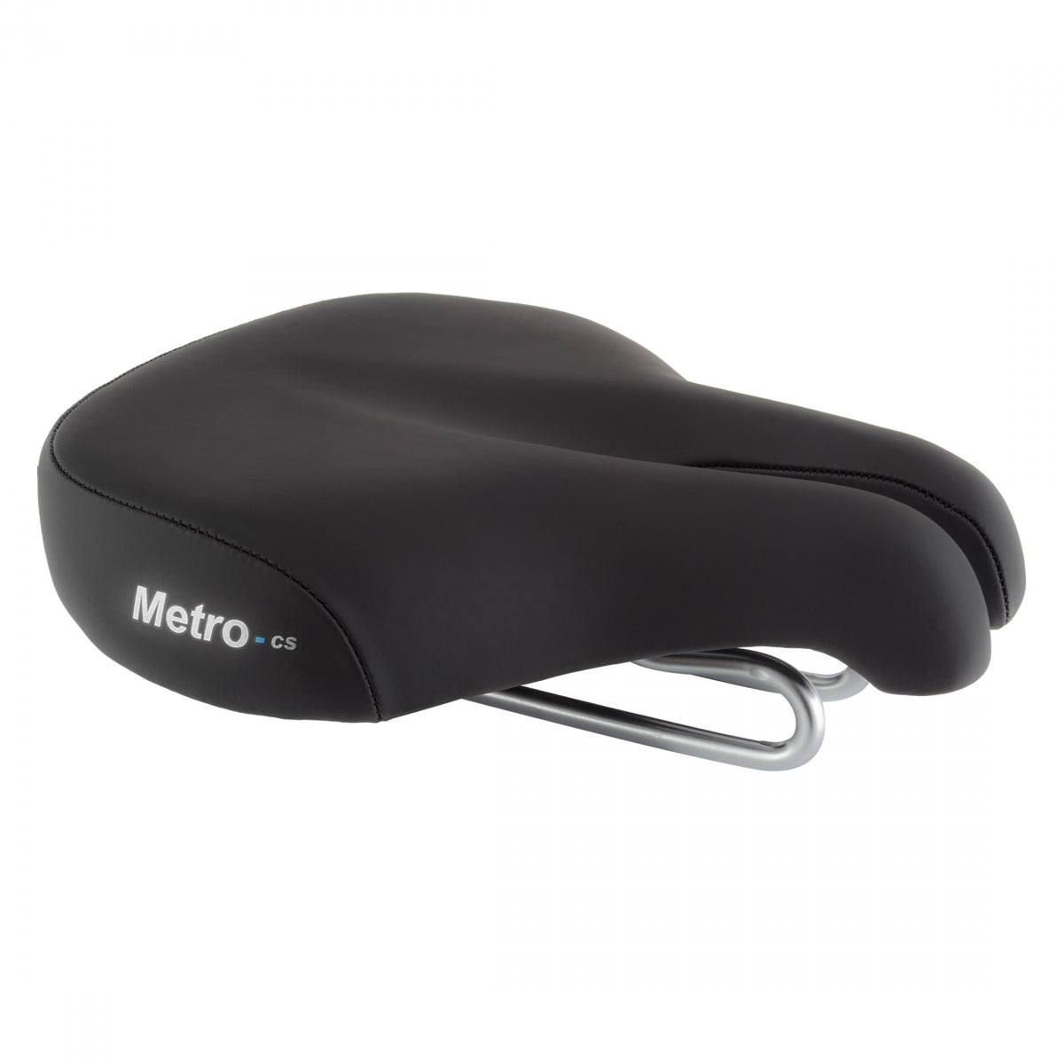 Bike Saddle ISM Metro Cruiser - Black Professional Bike Seat Synthetic Noselss