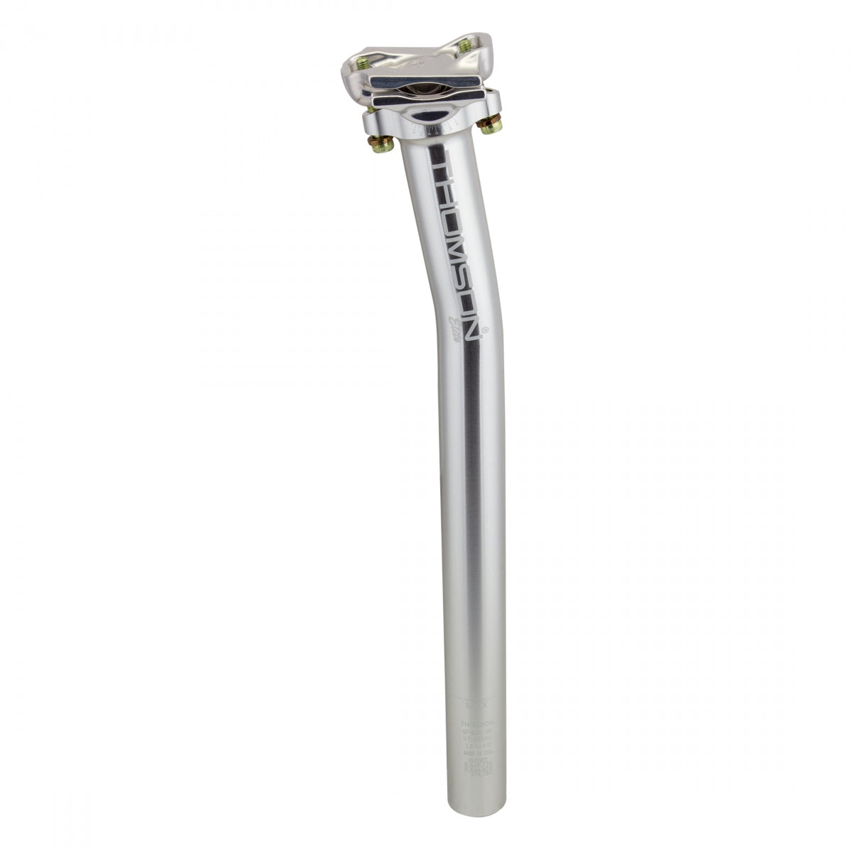 Thomson Elite Setback Seatpost 27.2mm x 330mm Silver 16mm (5/8") Set Back