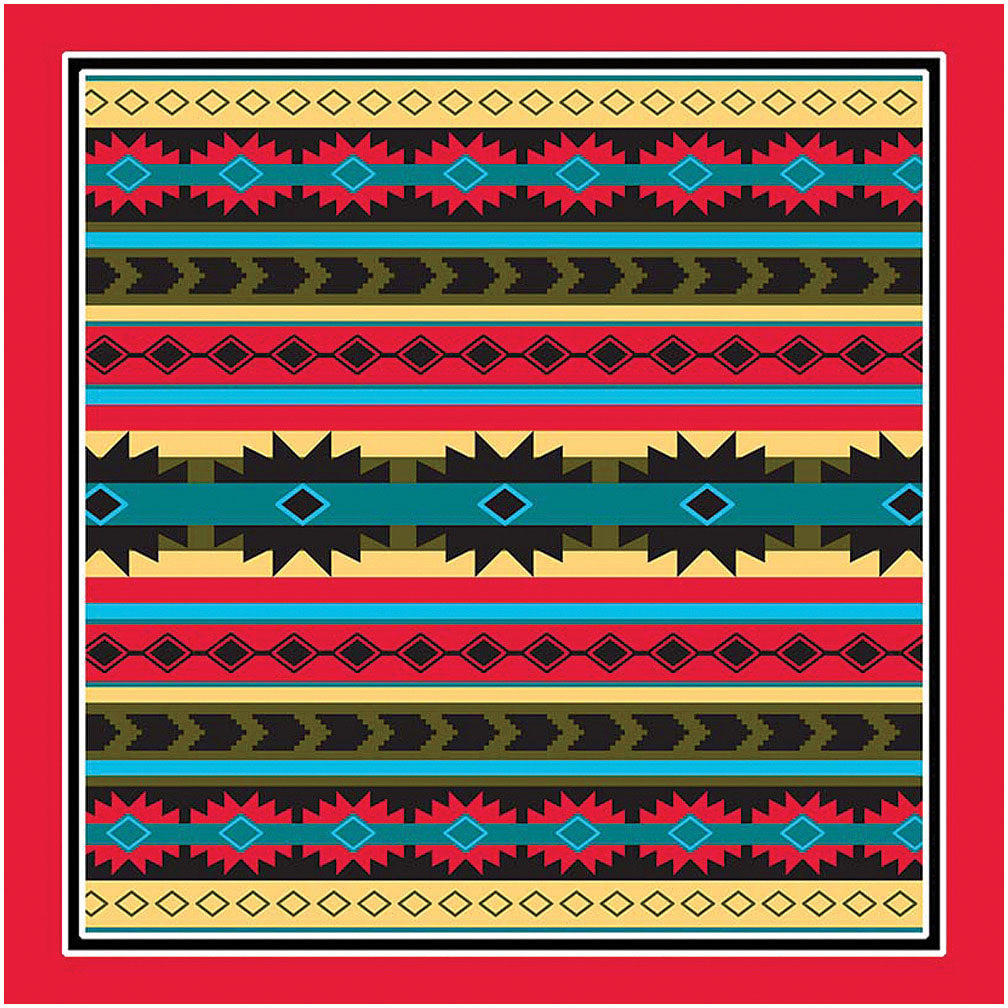 USA-Made Aztec & Southwest Bandanas – Cotton, Stylish, Durable, Versatile Head & Neck Accessories for Men & Women
