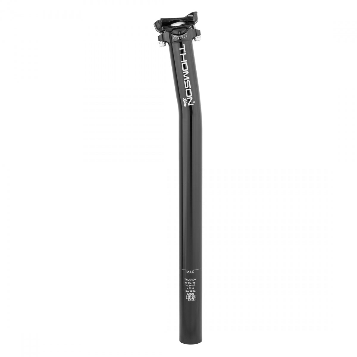 Thomson Elite Setback Seatpost: 30.9 x 410mm Black