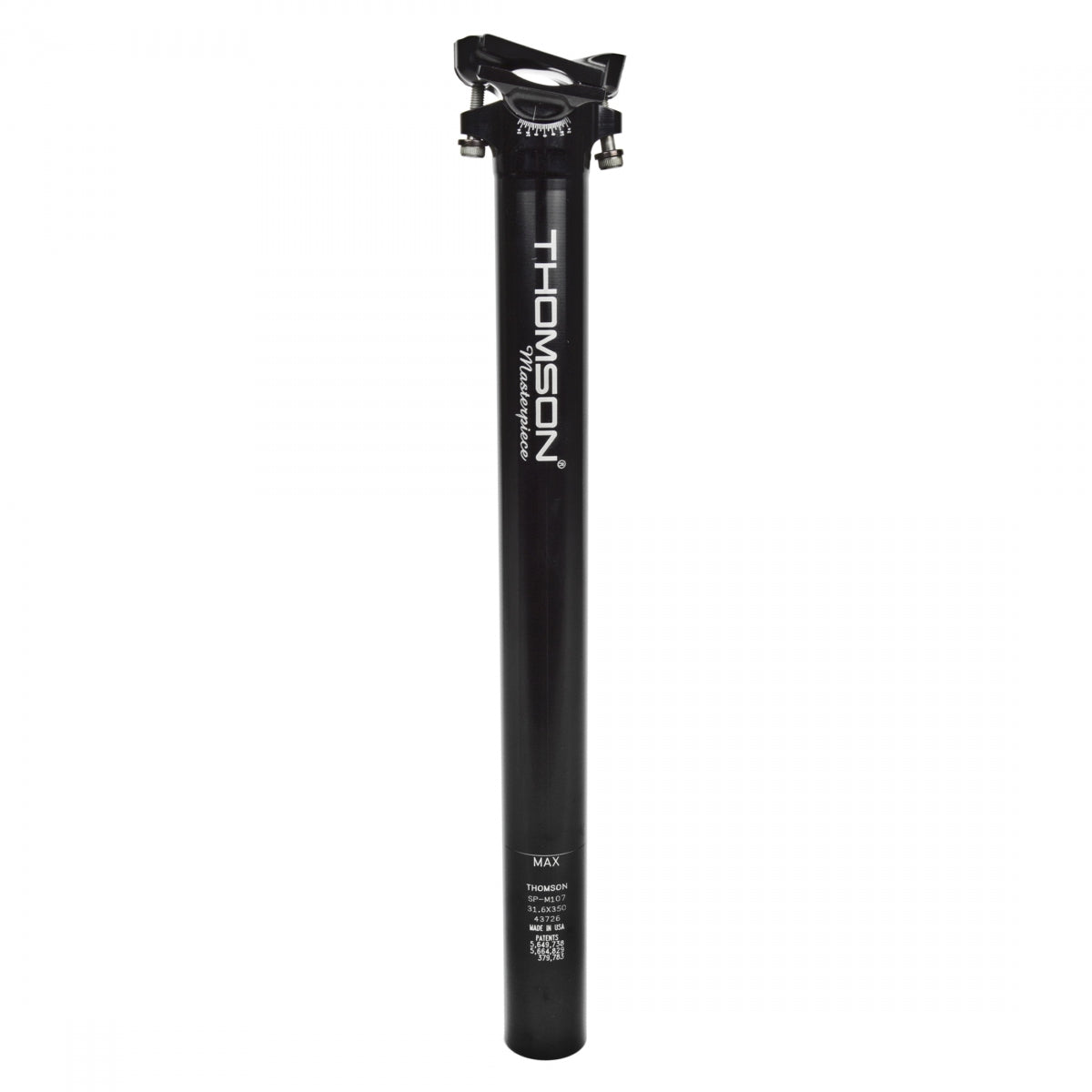 Thomson Masterpiece Post 31.6mm 350mm Black