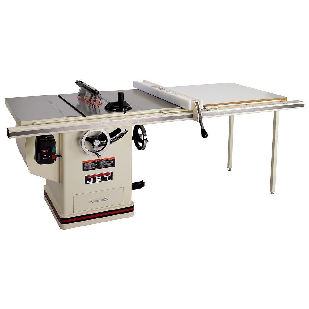 5 HP 10 in. Deluxe XACTA SAW Table Saw with 50 in. Fence, Cast Iron Wings and Riving Knife, 230-Volt