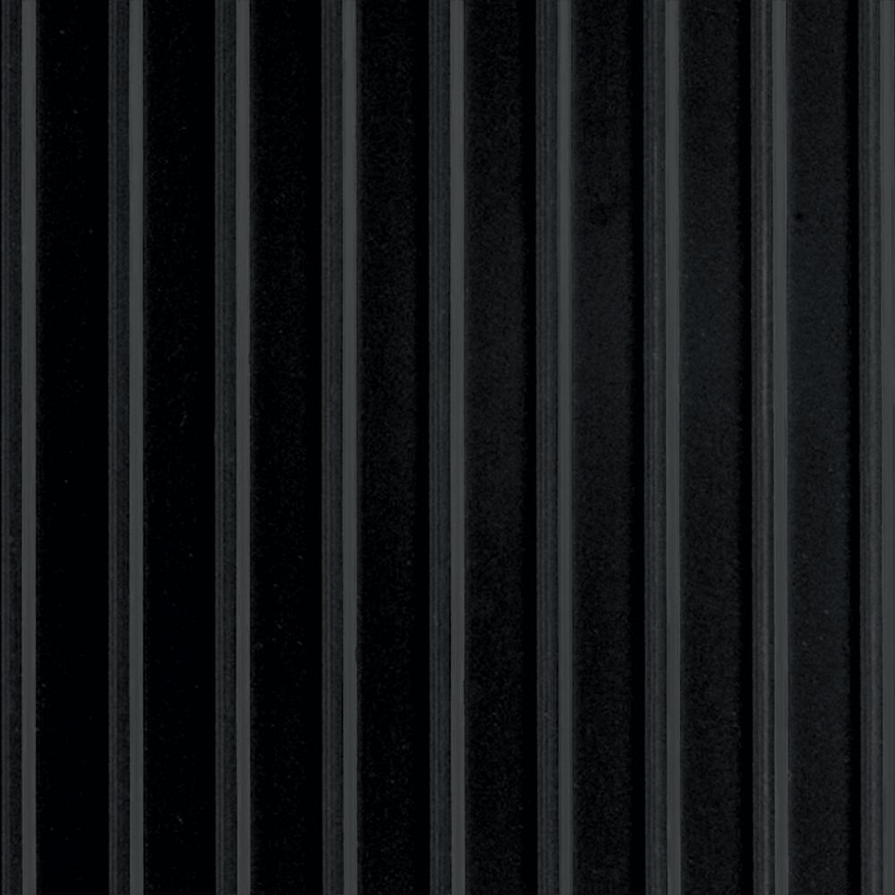 G-Floor Rib 7.5 ft x 17 ft Midnight Black Vinyl Garage Flooring Cover and Protector