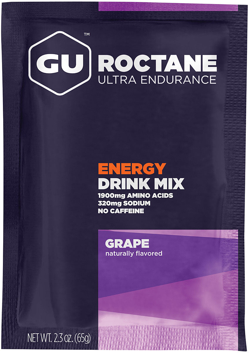 Gu Roctane Drink Grape Energy Fuel for Peak Performance Pack of 10