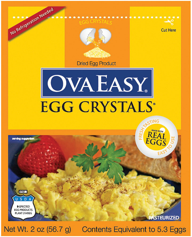 Premium OvaEasy Whole Egg Crystals – All-Natural, Convenient Protein Snacks for Cooking, Baking & On-the-Go Nutrition